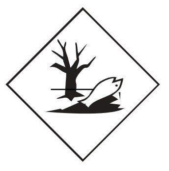 Знак перевозки опасных грузов "Вещество, опасное для окружающей среды"