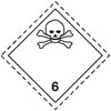 Знак перевозки опасных грузов "Класс 6.1. Токсичные вещества"